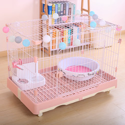 Chuangyi Rabbit Cage, Large Space, Large Dog Cage, Cat Cage, Small Dog Cage, Teddy, Bichon, Indoor Home Use with Toilet