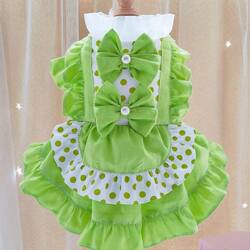 Summer New Style Lolita Maid Outfit Pet Clothing Dog Dress Internet Celebrity Summer Thin Princess Dress