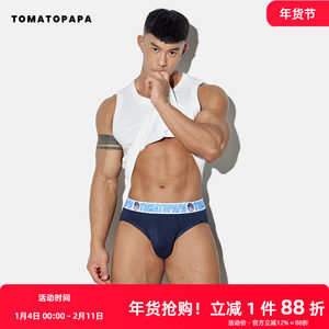 Tomatopapa European and American original design men's briefs Men's tide cartoon cartoon -breathable cotton soft men's underwear