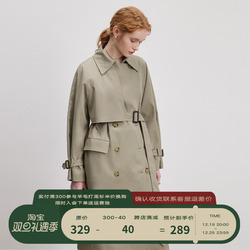 Designer Plus Windbreaker Women's Mid-length Small Korean Version 2023 Waist Drape Temperament Jacket Coat