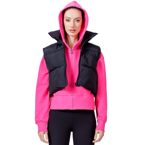 AUMNIE short zippered cotton vest for autumn and winter warmth, softness, comfort, fashion, and casual wear