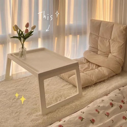 Small Window-Side Table for Home Use, Foldable Bedside Table, Bedroom Kang Table, Tatami Tea Table, Window Sill Low Table