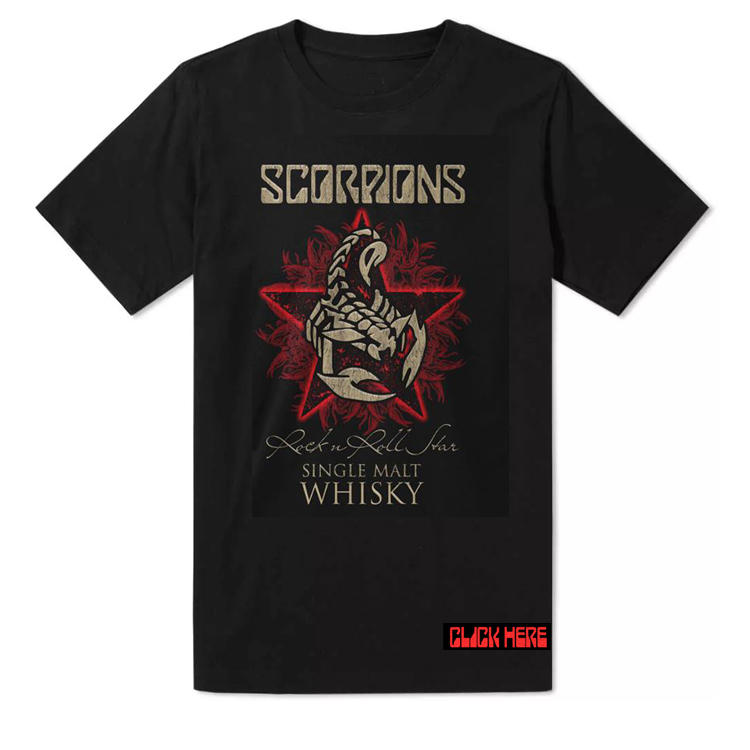 夏季scorpions蝎子乐队摇滚乐队朋克文艺短袖t恤圆领纯棉短t