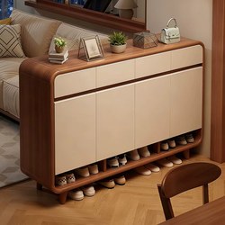 New Shoe Cabinet Integrated Wall-Mounted Shoe Rack for Home Entrance 2025 Popular Model High-End Storage Cabinet Entryway Cabinet