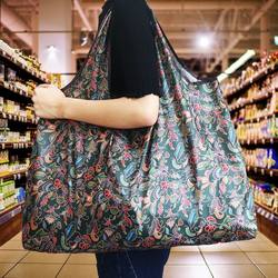 Portable Eco-Friendly Shopping Bag, Foldable Supermarket Waterproof Grocery Bag, Hand-Held Storage Bag, Large Shoulder Cloth Bag