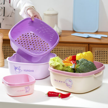 
Sanrio Melody KT Cat Large Double Layer Drain Basket