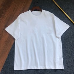 Custom-Dyed Pure Cotton Fabric, Soft and Comfortable, Simple and Basic, Couple Style Fashionable Round Neck Short-Sleeved T-Shirt 1221