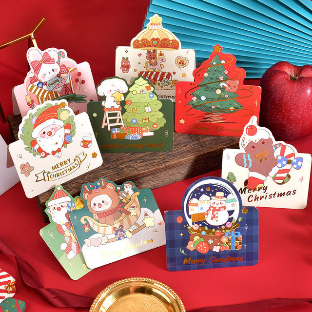 Christas Tree 3D Pop-up Greeting Cards DIY Greeting Cards For New Year - Greeting Cards And Laser Cut Card Price