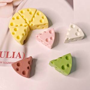 
Creative cheese cheesecake food and toys accessories mobile phone case cream glue diy material hairpin accessories decoration