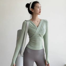 Morning Running Sports Suit for Women, Professional Pilates Training, Nude-Feel Yoga Clothes, Slim Fit, Quick-Drying, Breathable Fitness Clothes