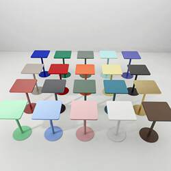 Modern Minimalist Square Table for Commercial Use, Exhibition Reception, Negotiation Table and Chairs, Coffee Shop, Trendy Milk Tea Shop, Leisure Small Table