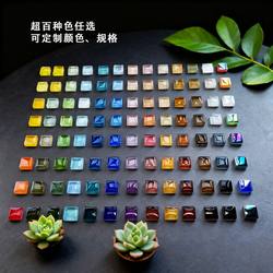 Special Sale 1200 Pieces 1 Kilogram 1cm DIY Small Particles Crystal Patch Tiles Handmade Material Mosaic 