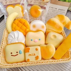 Squishy Bread Toast Slow Rebound Toy Internet-Famous Creative Soft Squishy Fun Cute Stress Relief Toy