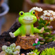 Cute little frog flower potted courtyard micro-landscape succulent landscaping decoration garden fish tank car decoration decoration