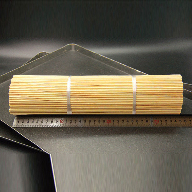 100 Bastoncini Rotondi In Bambù Naturale, 0,8 Cm, Extra Lunghi, Non