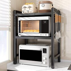 Kitchen Microwave Oven Storage Rack, Household Countertop Multifunctional Oven, Rice Cooker, Cookware Multi-Layer Storage Stand