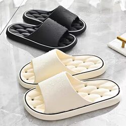 Women's Summer Bathroom Eva Slippers, Fashionable Indoor Bathing New Style Summer Outdoor Wear Hole-In-The-Wall Slippers for Couples