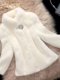 Mom fur coat Korean casual mink fur top thickened warm slim fit large size mink coat