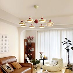 Living Room Chandelier 2025 New French Cream Style High-End Retro Designer Hall Main Light Bedroom Dining Room Light