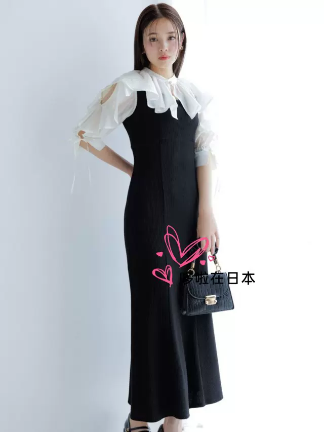 日本代购拼邮包税dazzlin 雑誌同款连衣裙0223403022-Taobao