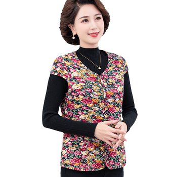 
Mom's seven-color corn quilted autumn and winter clothing