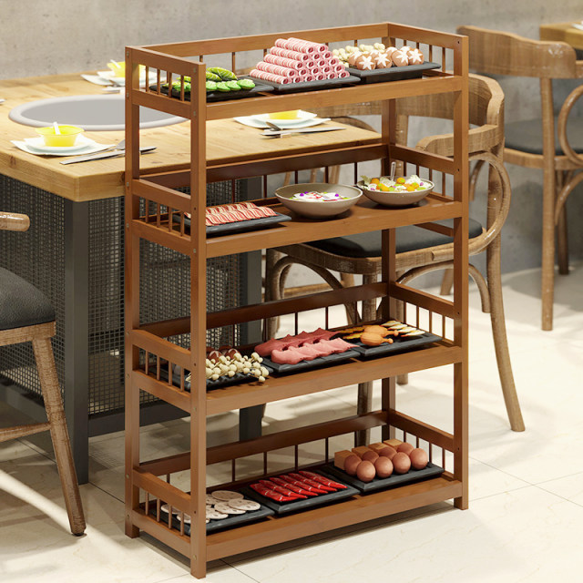 Restaurant Food Rack Vegetable rack hot pot restaurant commercial restaurant special ...