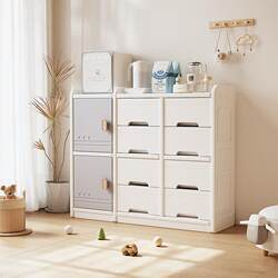 Children's storage rack floor-standing household baby products feeding table storage cabinet baby storage box storage toys