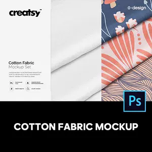 Cotton Fabric Mockup for Photoshop 