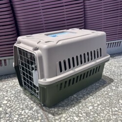 New Large Carry-On Flight Crate for Shipping, Car Travel, Outdoor Use, Dog Cage, Cat Carrier, Small Dog Box, Portable Pet Cage