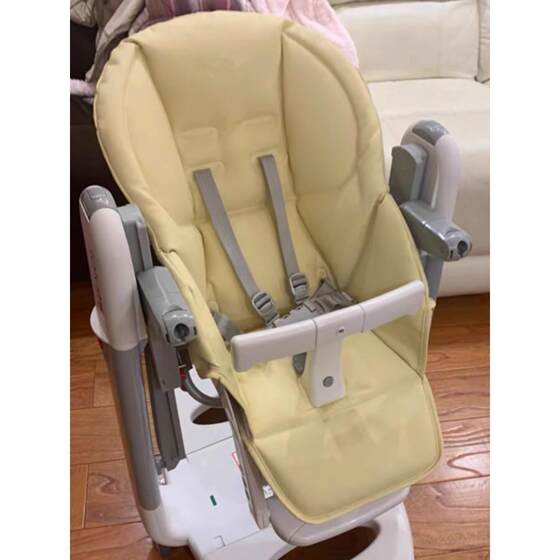 
pegperego paligao tatamia baby dining chair cushion pu leather cover seat belt strap seat cover accessories