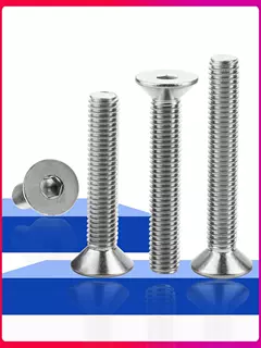 Vít đầu phẳng inox 304, vít lục giác đầu chìm, vít cốc phẳng, phần mở rộng bu lông, tiêu chuẩn quốc gia M6M8