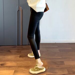
Maternity leggings, spring and autumn outer wear, black slimming slim leggings, autumn elastic casual pencil pants, trousers