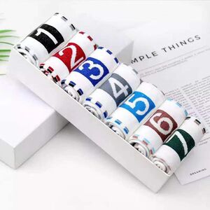 Socks Men's Middle Socks Men Week Men's Socks Cotton Cotton Sweat and Performs without Stinky Footsteps.