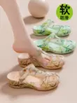 Chống Trơn Trượt Crocs Nữ 2024 Mùa Hè Mới Áo Khoác Ngoài Thời Trang Đế Dày Jelly Toe Giày Sandal Du Lịch Giày Đi Biển dép đi biển đế cao 