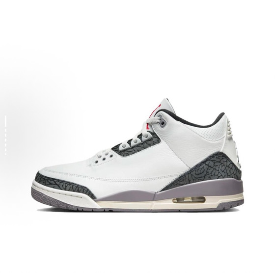 
Nike Air Jordan 3 Retro AJ3 white gray men's retro basketball shoes CT8532-106 xu warehouse