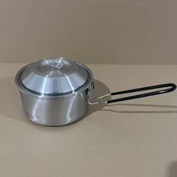 Stainless steel outdoor pot portable camping pot cassette stove outdoor pot set picnic cooker 304