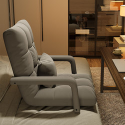 Bed Backrest Chair, Student Dormitory Tatami Single Folding Chair, Home Bay Window Reclining and Sleeping Lazy Sofa