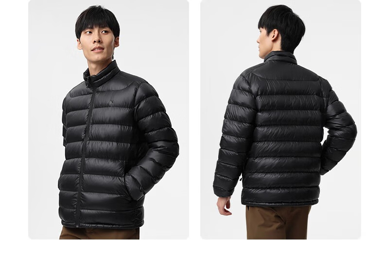 Junyu メンズ 冬用グースダウンジャケット - D52081