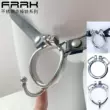 FRRK kim loại khóa trinh tiết phụ kiện thay thế hình vòng cung đeo kẹp trứng khóa trinh tiết da có thể điều chỉnh sling