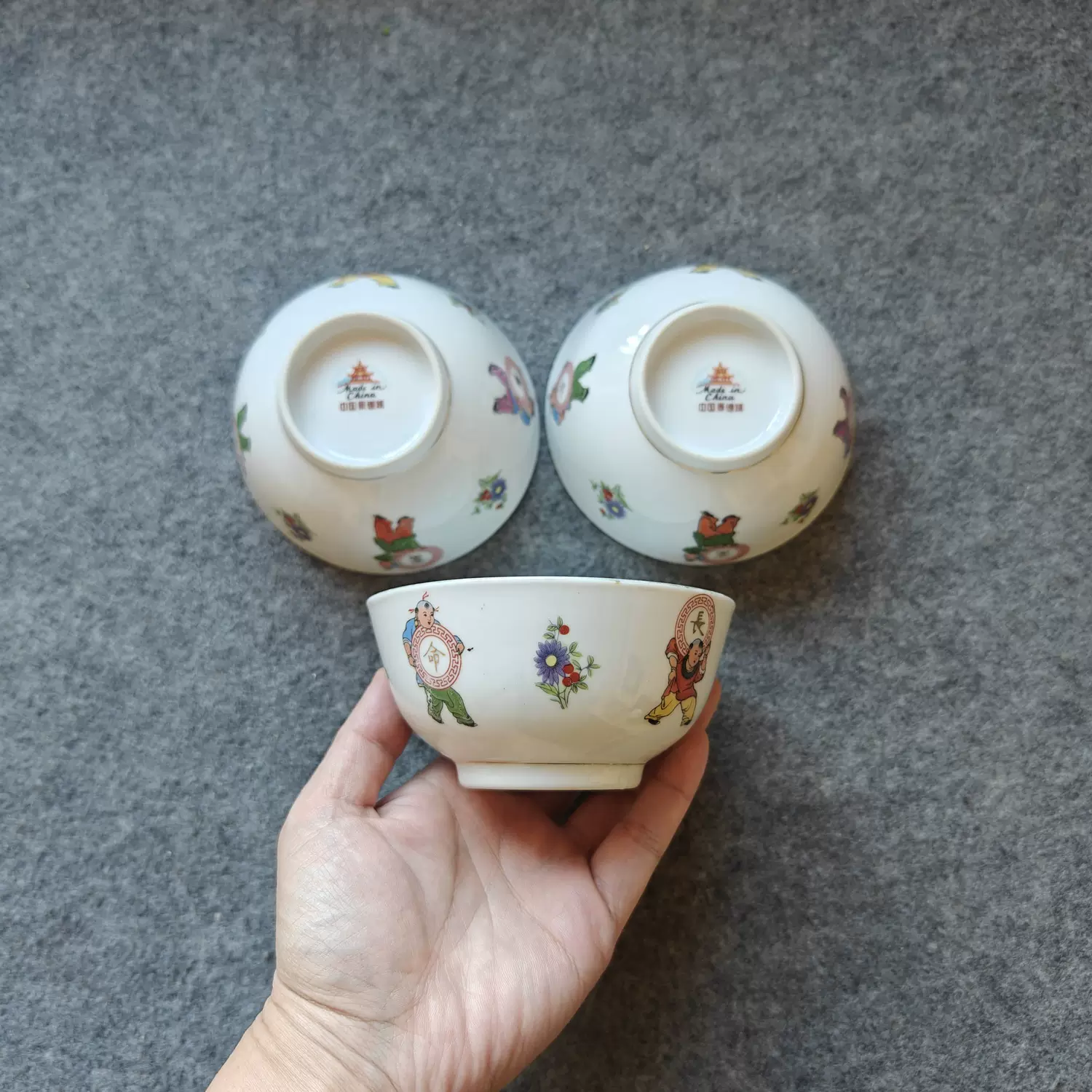 中国美術 萬花錦 飾り皿 江西景德鎮名瓷