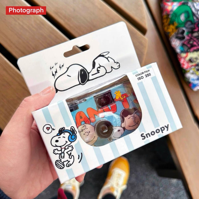 Photograph Snoopy disposable film camera roll Snoopy birthday gift for girls souvenirs