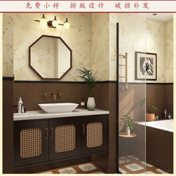 French-Style Cream-Colored 600X1200 Floral Tiles for Bathroom Background Wall, Swallow Plant Design, Kitchen, Toilet, Bathroom Wall Tiles