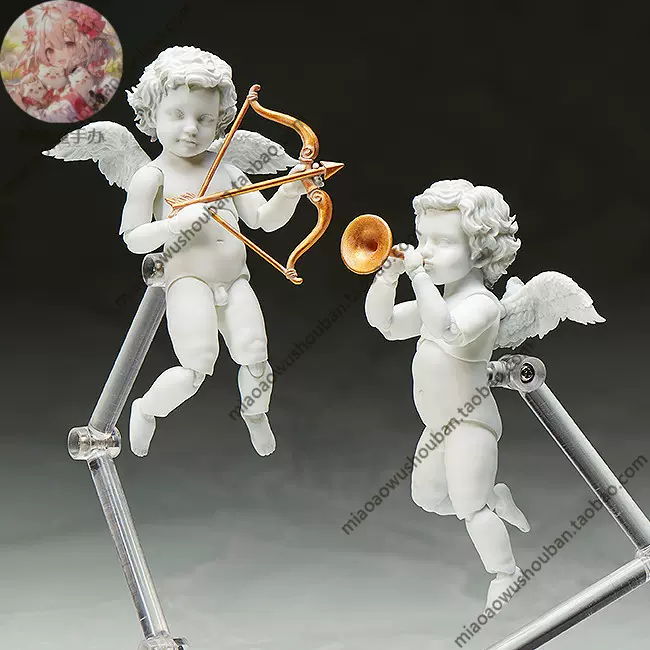 年末のプロモーション特価！ Figma 桌面美术馆天使像丘比特可动盒装国产公仔手办 SP-076 SF・ファンタジー・ホラー