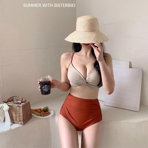 
Women's Swimsuit 2026 New Hot Style High-end Hot Girl Style Sexy Bikini Super Exposed Big Breast Split Pure Desire