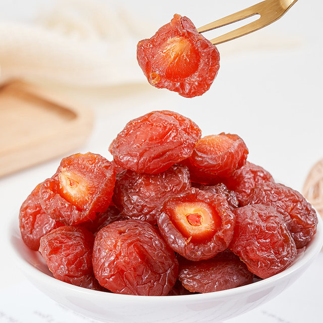 Half dried plums 500g bulk plums half plums Yuanyang plum lovers plums