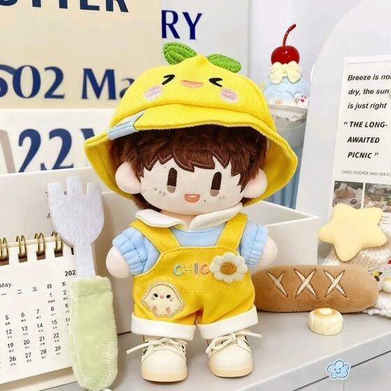 10cm baby clothes Zhou Keke clothes 16cm cotton doll clothes deep cotton baby spring kindergarten school uniform