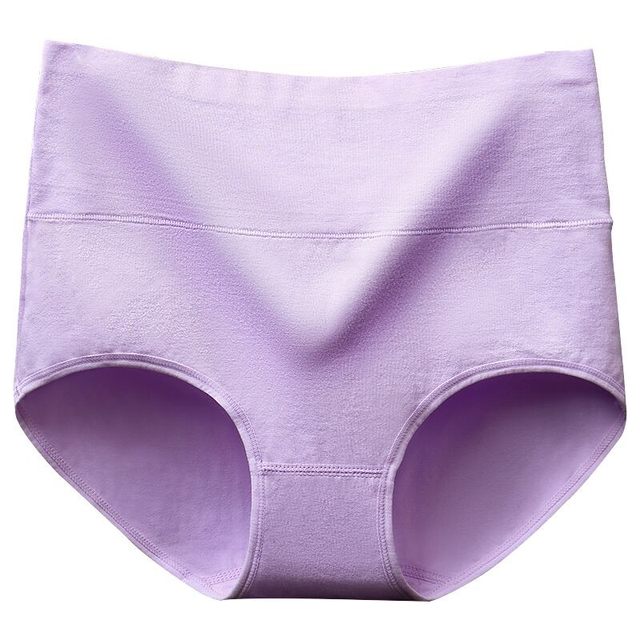 4 pairs of solid color black women's underwear for women, high waist ...