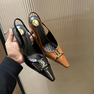 
Black sandals for women in 2025 summer new style fashion high-end sexy sexy stiletto heels high heels for women