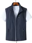 Áo vest nam mùa xuân thu mỏng áo vest thoáng khí thông thường dành cho thanh niên, trung niên và người già nhanh khô áo ghi lê mùa thu dành cho nam ao nam Áo khoác