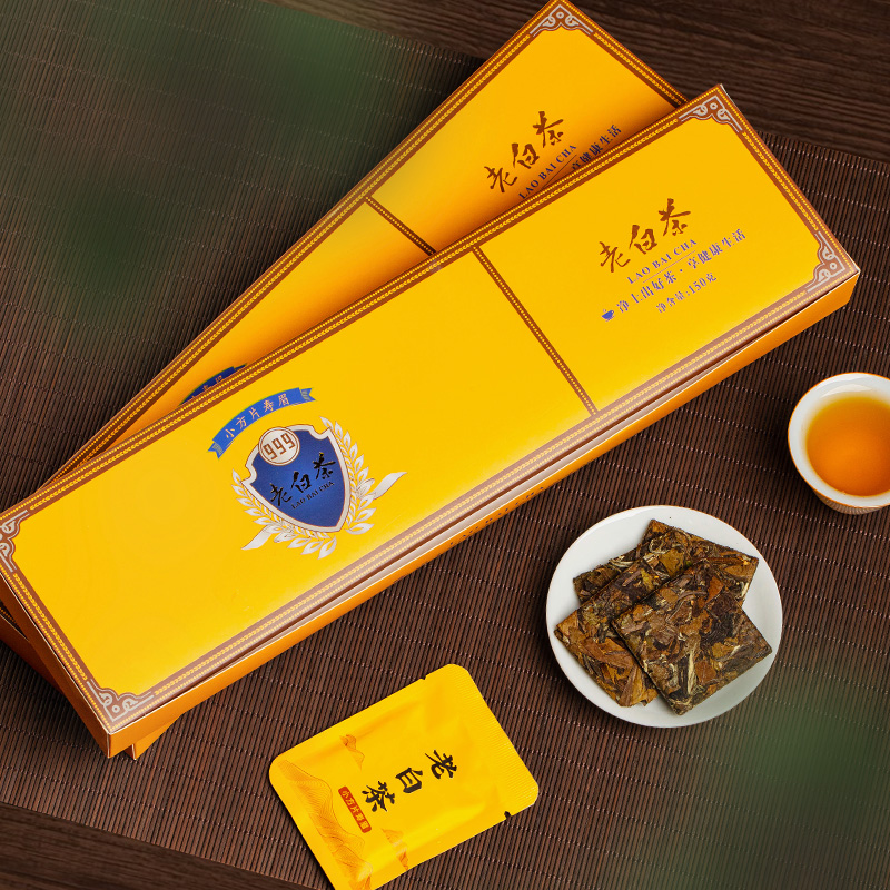 福鼎白茶　陳年老白茶　秋寿眉　350g 中国茶 品品香福鼎老白茶陳皮壽眉白茶禮盒明前壽眉送長輩收藏款